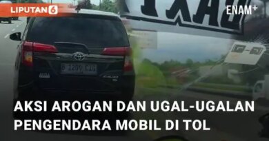 VIDEO: Viral Aksi Arogan dan Ugal-ugalan Pengendara Mobil di Tol Sedyatmo