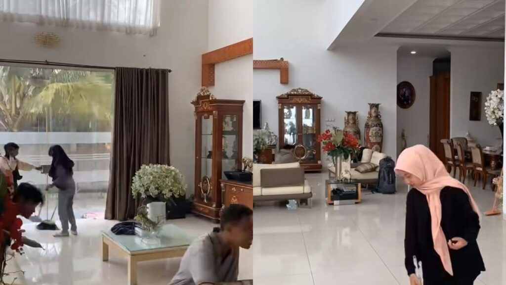 Postingan KKN mewah bak vila yang viral ini membuat iri rombongan lain, serasa staycation