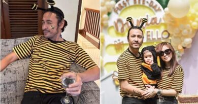 6 Potret Marcello Tahitoe di ultah pertama anaknya yang mengenakan baju bertema lebah