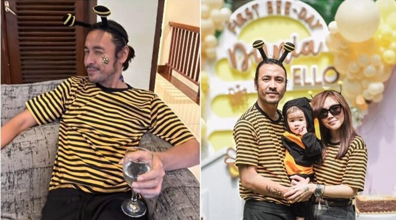 6 Potret Marcello Tahitoe di ultah pertama anaknya yang mengenakan baju bertema lebah