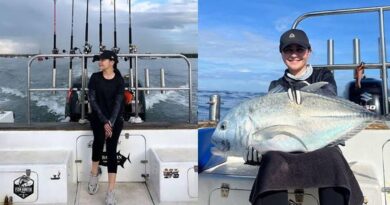 7 Potret Prilly Latuconsina yang Hobi Mancing, Dapat Ikan GT Pertama di Laut