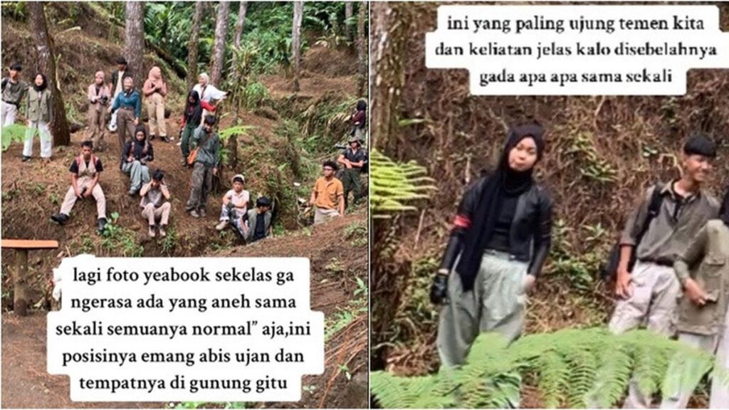 Viral Wanita Misterius di Foto Buku Tahunan dengan Latar Belakang Hutan, Banyak yang Sebut Diedit