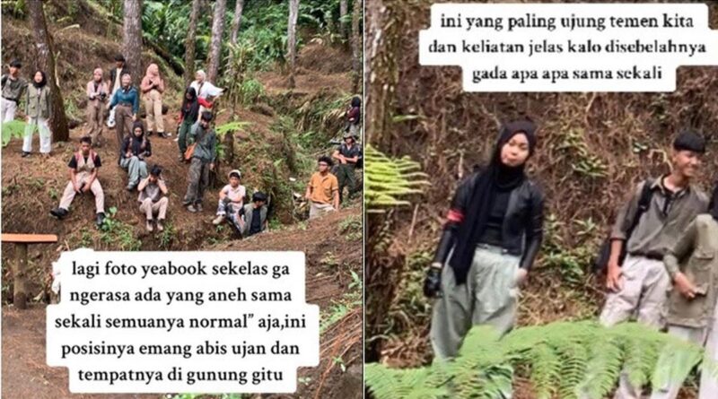 Viral Wanita Misterius di Foto Buku Tahunan dengan Latar Belakang Hutan, Banyak yang Sebut Diedit