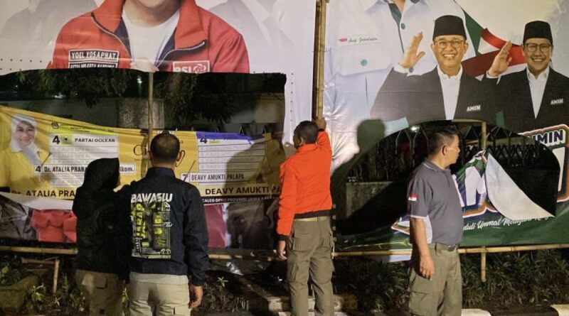 Bawaslu pimpin penertiban APK saat masa tenang di Kota Bandung