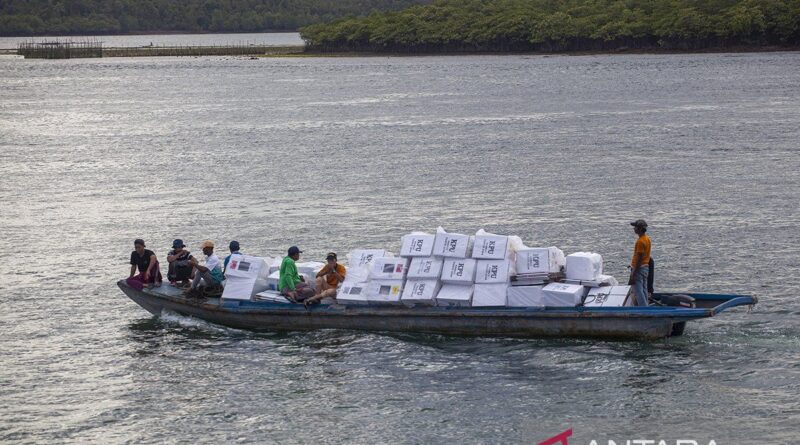 Distribusi logistik pemilu di pulau-pulau terluar Batam