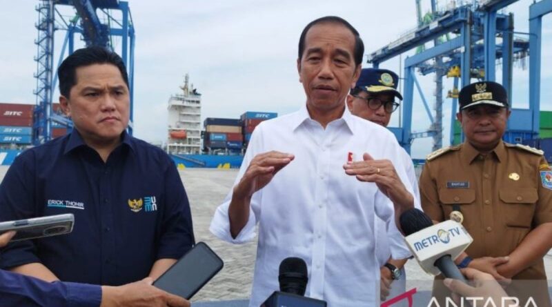 Jokowi apresiasi MNP sebagai pelabuhan terdalam