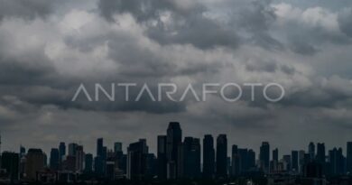 Info BMKG: Cuaca Jakarta Senin pagi berawan malam hujan ringan