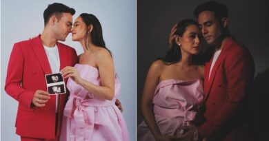 6 Potret Maternity Shoot Laura Theux dalam Gaun Pink, Mengumumkan Kehamilan dengan Bayi Perempuan