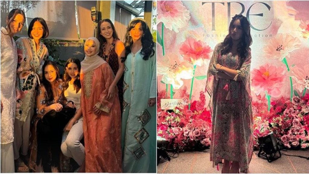 7 Potret Nia Ramadhani Ajak Mikhayla ke Fashion Show Koleksi Ramadhan