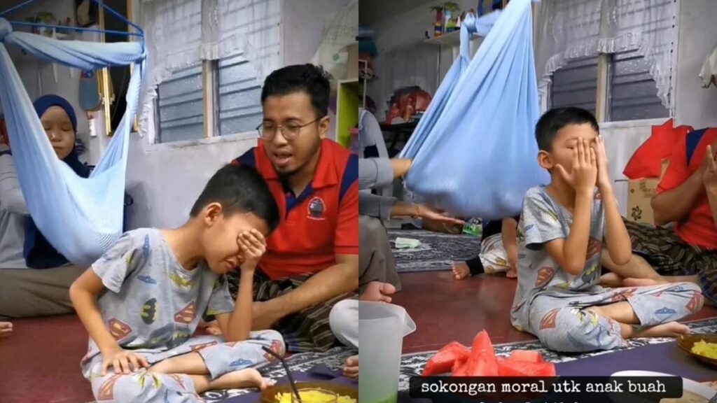 Hingga menangis, momen haru anak kelas 2 SD yang bisa puasa seharian pun viral