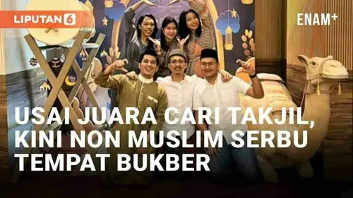 VIDEO: Setelah Juara Berburu Takjil, Kini Viral Non Muslim Serbu Tempat Buka Puasa Bersama