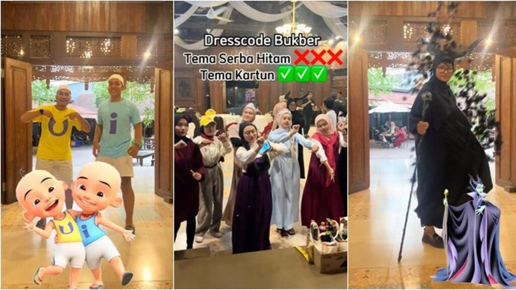 Viral Video Bukber Pakai Dress Code Tema Kartun, 7 Potret Total Banget