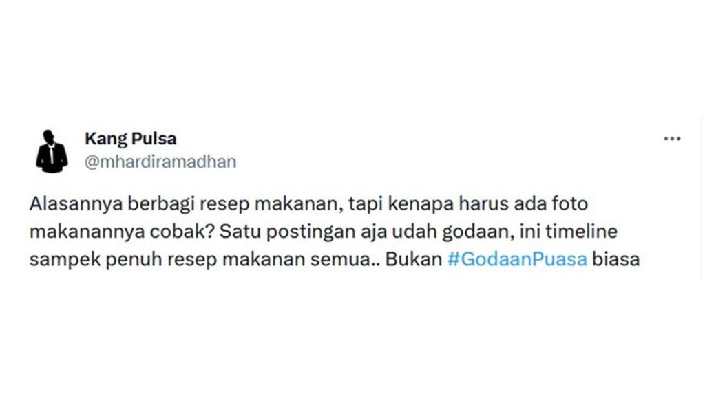 6 Cerita Netizen Godaan Saat Puasa Bikin Tertawa, Harus Kuat Iman