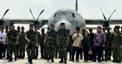 Helikopter baru TNI AU mulai misi perdana angkut bantuan untuk Gaza