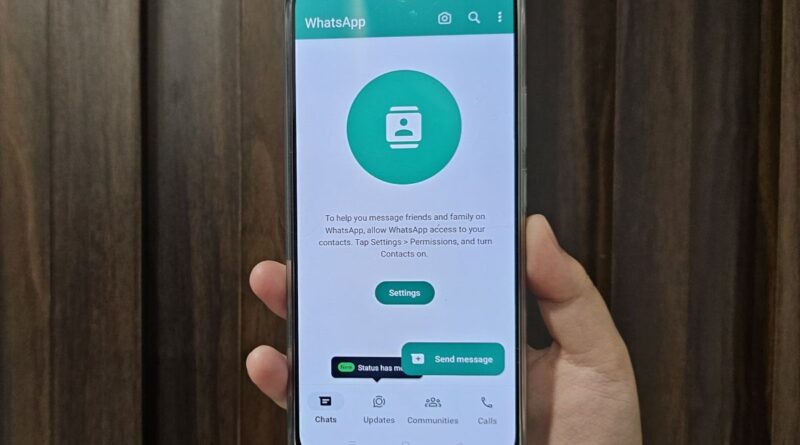 Perubahan tampilan utama menu WhatsApp di bawah, tiba di Indonesia