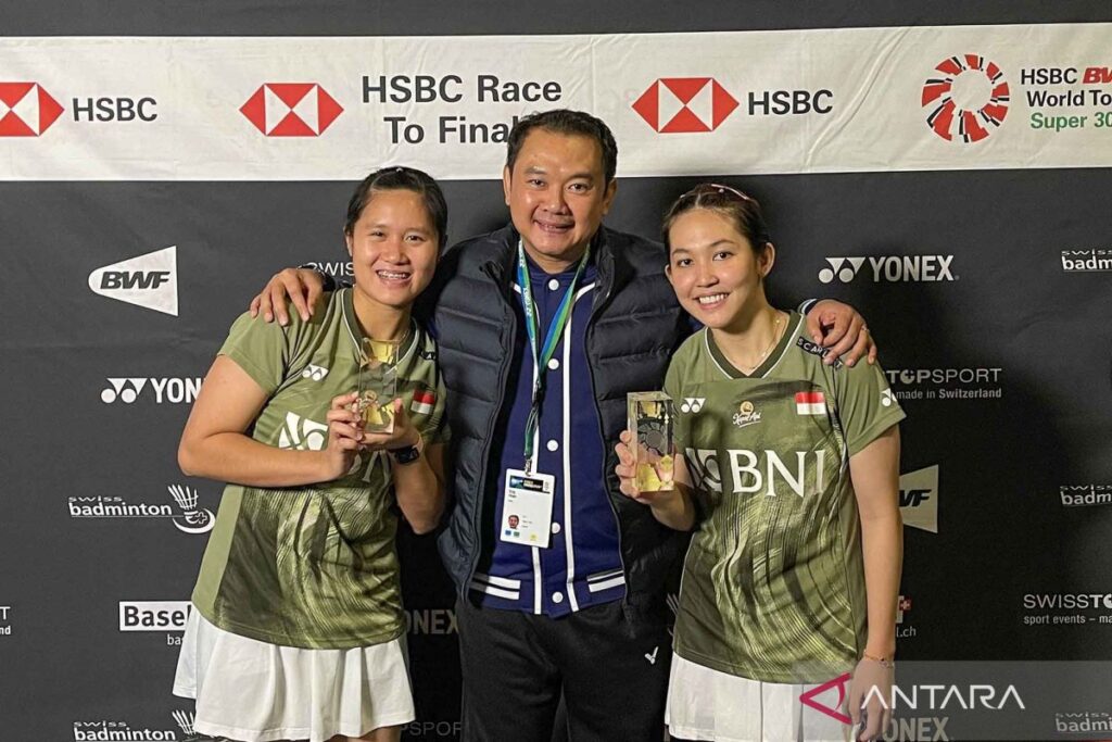 Pebulutangkis ganda putri Indonesia Lanny/Ribka menjuarai Swiss Open 2024