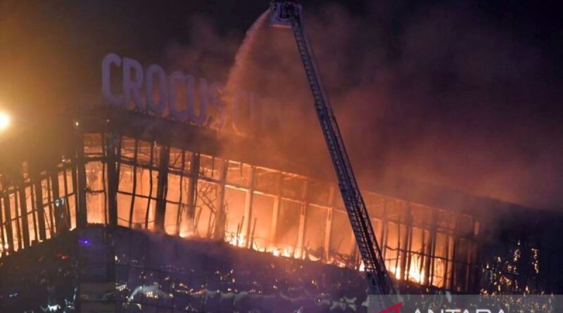 Korban jiwa serangan di gedung konser Moskow bertambah jadi 93 jiwa