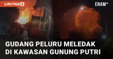 VIDEO: Detik-detik Gudang Peluru Meledak di Kawasan Gunung Putri Bogor
