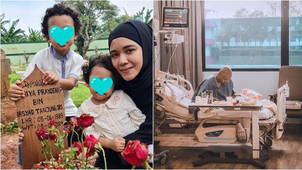 6 Potret Kenangan Istri Babe Cabita Temani Suaminya yang Sakit, Tetap Kuat Hadapi Lebaran Bareng Anak