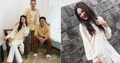 6 Potret Penampilan Micah Tambayong Rayakan Idul Fitri Bersama Deva Mahenra