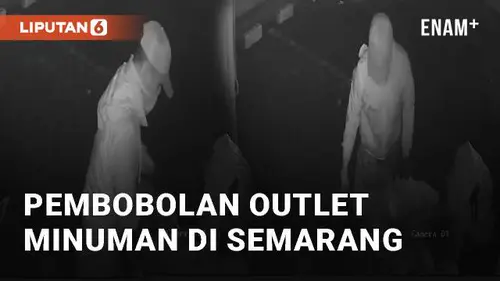 VIDEO: Viral Aksi Pembobolan Outlet Minuman di Sendangmulyo Semarang