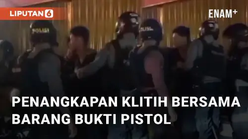 VIDEO: Detik-detik Penangkapan Klitih Bersama Barang Bukti Pistol di Yogyakarta