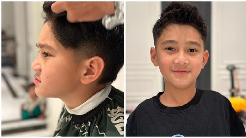 6 Potret Rafathar Usai Potong Rambut, Makin Ganteng, Katanya Mirip Bio One Kecil