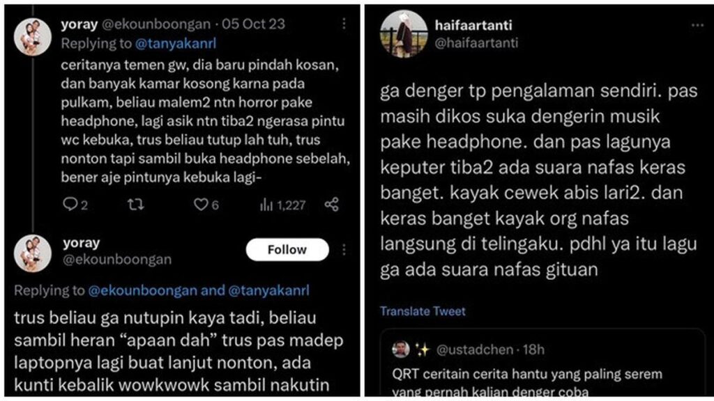 6 Cerita Horor Netizen di Kost Ini Bikin Merinding, Pengalaman Tak Terlupakan