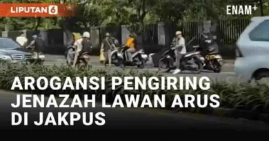 VIDEO: Viral Arogansi Iring-Iringan Jenazah Lawan Arus dan Berkendara Zig-Zag di Jakarta Pusat