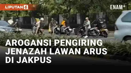 VIDEO: Viral Arogansi Iring-Iringan Jenazah Lawan Arus dan Berkendara Zig-Zag di Jakarta Pusat