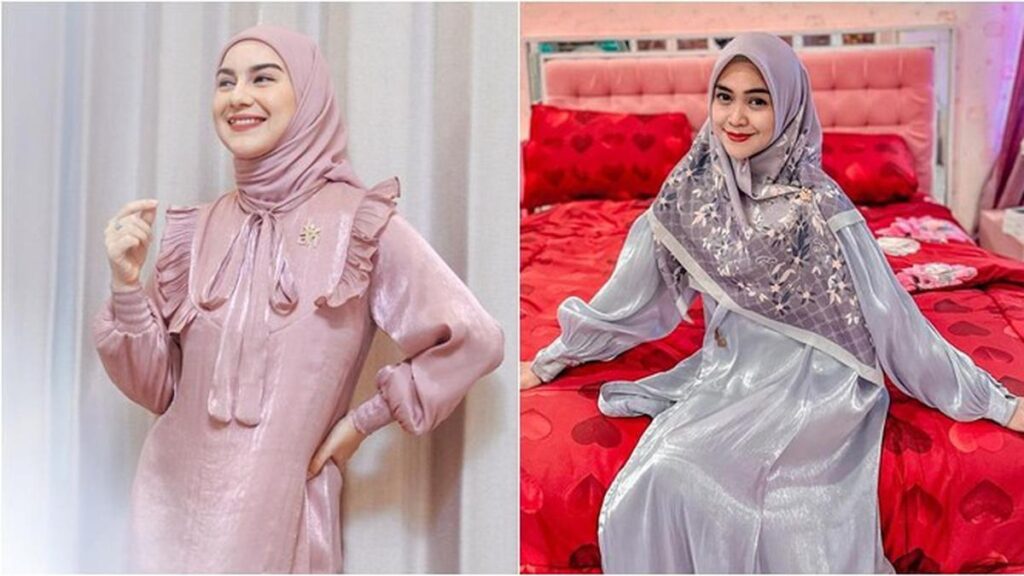 7 Potret Artis Pakai Baju Shimmer, Diprediksi Jadi Tren Lebaran 2024