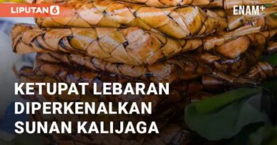 VIDEO: Ketupat Lebaran, Diperkenalkan Sunan Kalijaga dan Dinikmati Masyarakat Nusantara