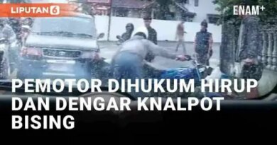 VIDEO: Viral Pengendara RX-King Dihukum Pemotor Lain, Dipaksa Hirup Asap dan Dengar Knalpot Bising