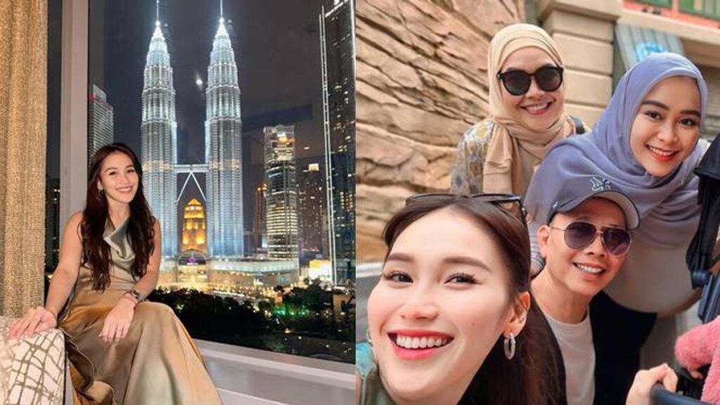 7 Potret Ayu Ting Ting Liburan ke Malaysia Usai Lebaran Bersama Calon Suami