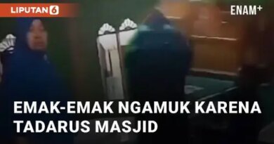 VIDEO: Viral Emak-emak Ngamuk Karena Tadarus Masjid Hingga Banting Al-Quran