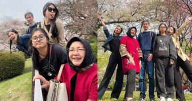 7 Potret Yuki Kato Merayakan Idul Fitri Bersama Keluarga di Jepang