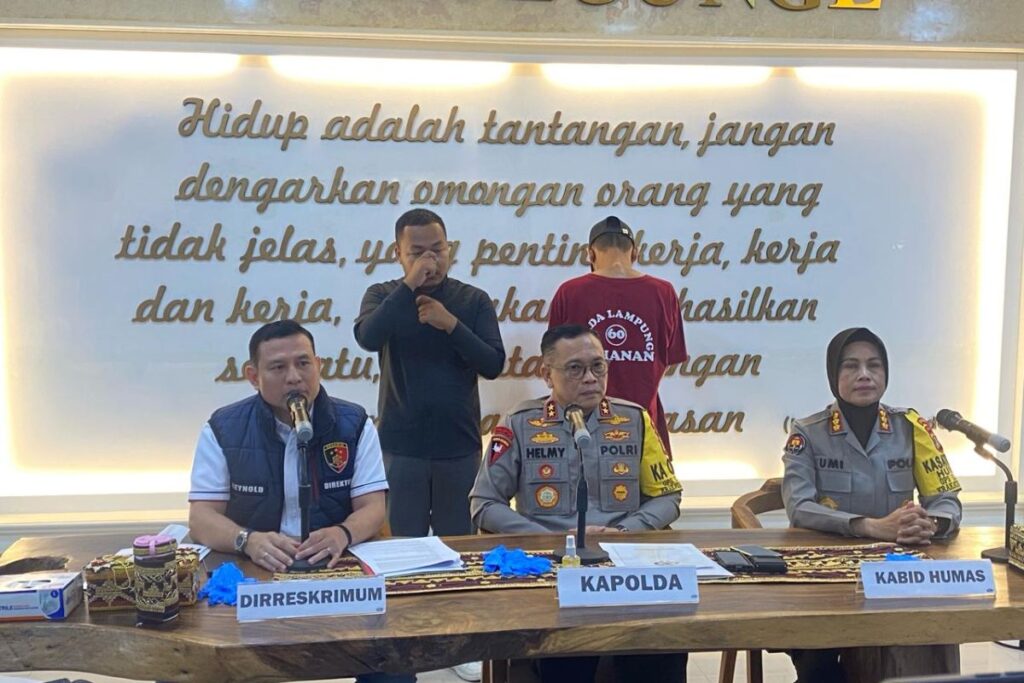 Polda Lampung tangkap 1 orang diduga terlibat penembakan depan Mapolda