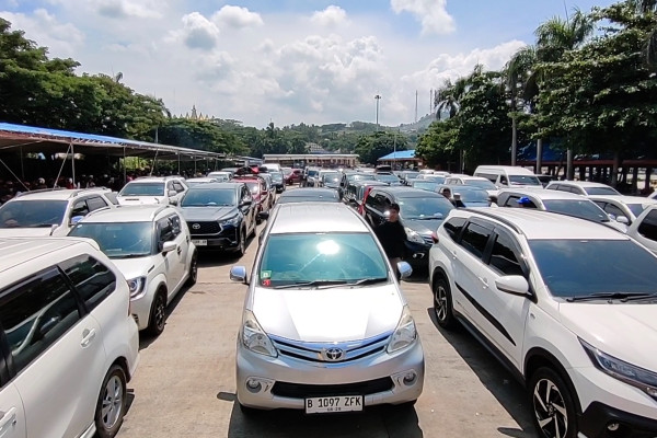 Polda Lampung menyiapkan tempat istirahat dan tempat parkir untuk mengantisipasi kemacetan