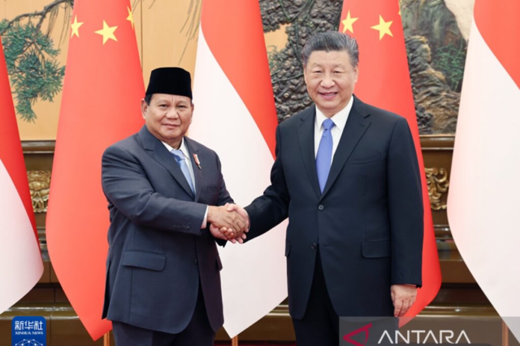 Xi bertemu Prabowo di Beijing, puji kepemimpinan Jokowi