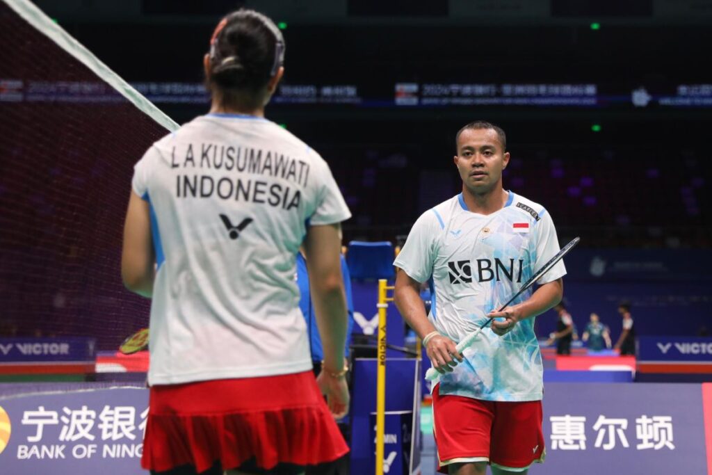 Rehan/Lisa dihadang Yuta/Arisa pada babak pertama BAC 2024